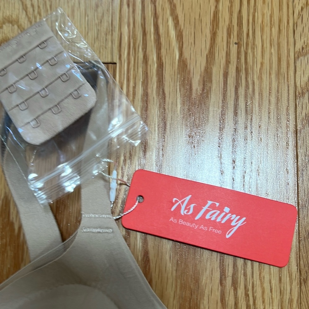 New! As Fairy 3X beige lightly padded mesh bra . - Picture 6 of 9